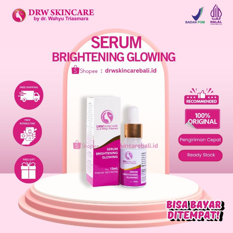 Drw Skincare Serum Brightening Glowing Pencerah Wajah Dan Flek Hitam