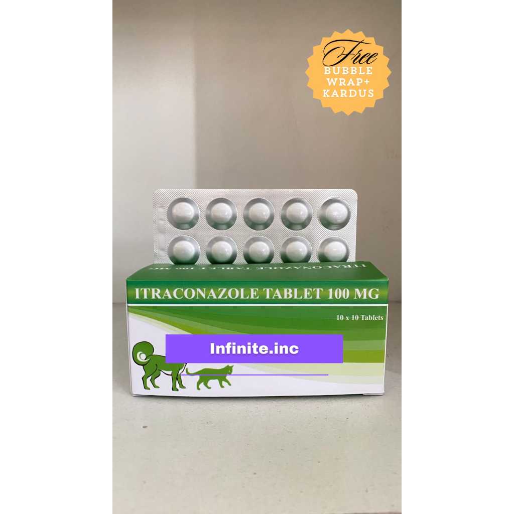 Itraconazole 100 mg 1 box (100tablet)