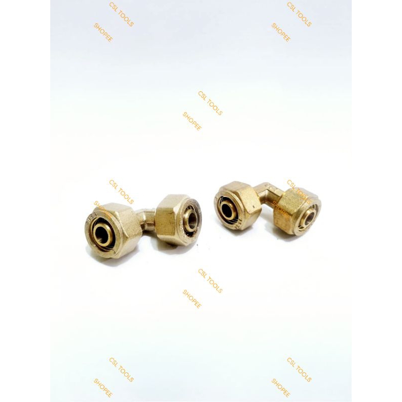 Keni Sambung Kuningan 1/2" inch Air Panas - Keni Drat Dalam Air Panas