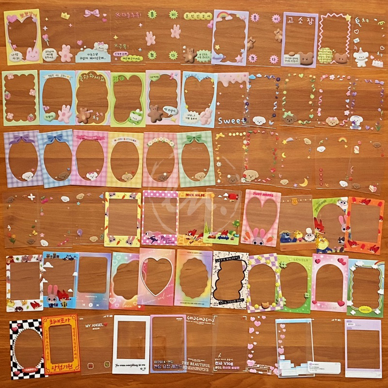 [READY] PHOTOCARD FRAME ARTBOX / DAISO KR DISNEY ZOOTOPIA DECO COVER PC TREASURE NCT MONSTA X THE BO