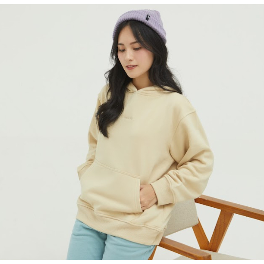 Common Goods Basic Pullover Hoodie - Laguna Yellow