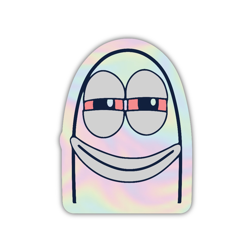 

Z152 sticker spongebob aesthetic, stiker hologram satuan