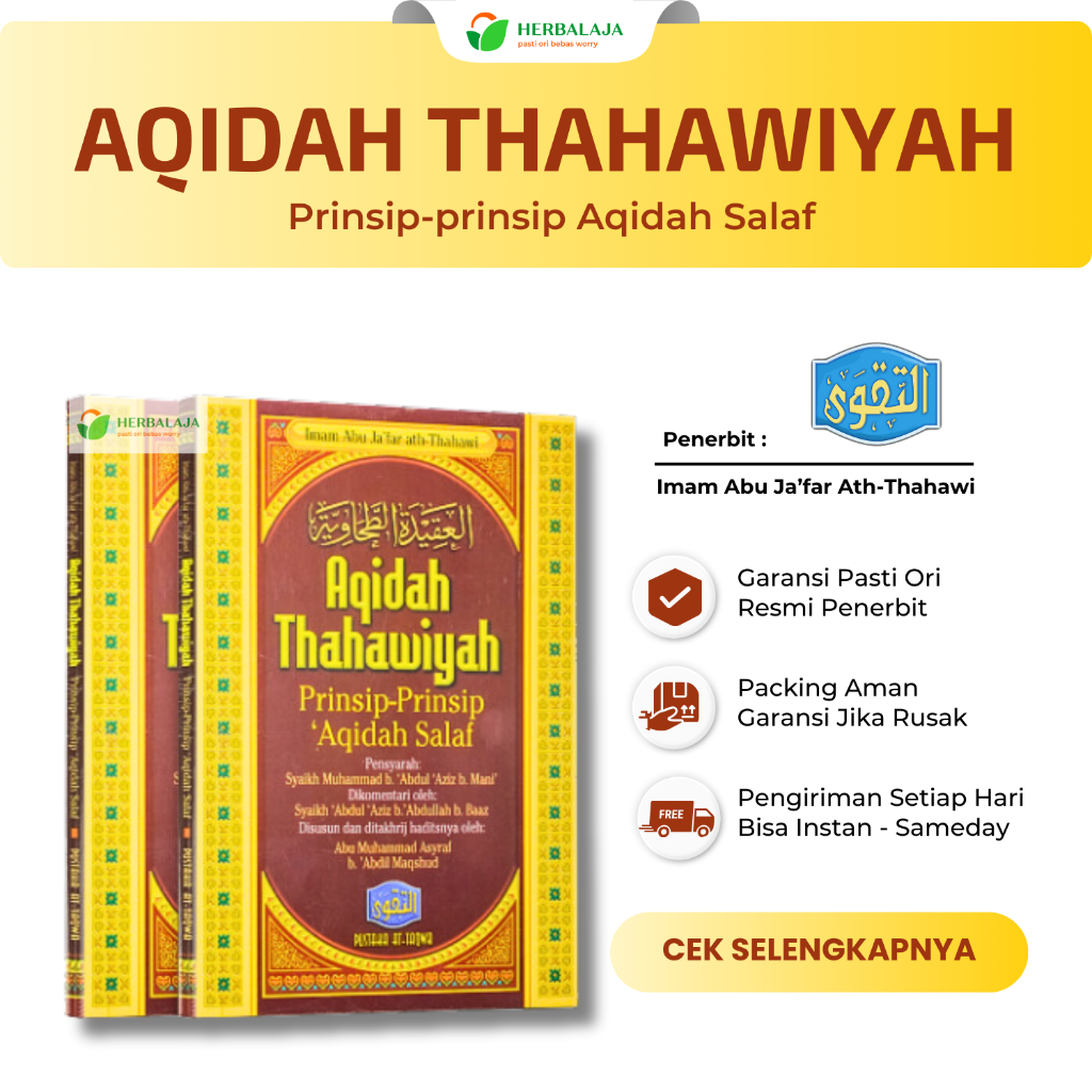 Buku Aqidah Thahawiyah Prinsip Prinsip Aqidah Salaf Akidah Salaf Penerbit Pustaka At Taqwa