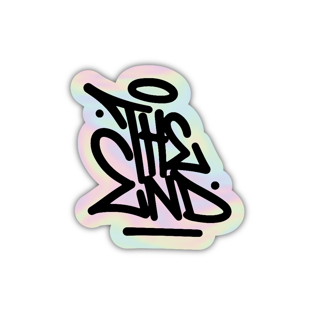 

Z170 sticker the end aesthetic, stiker hologram satuan