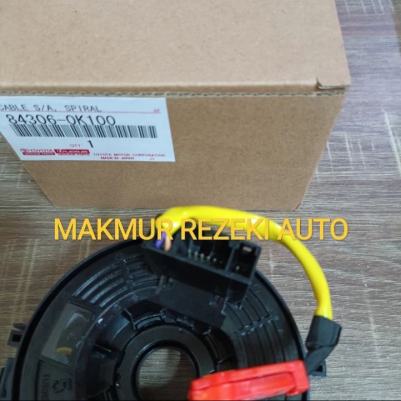 Kabel Spiral Fortuner Vrz / Innova Reborn P/N 84306-0K100