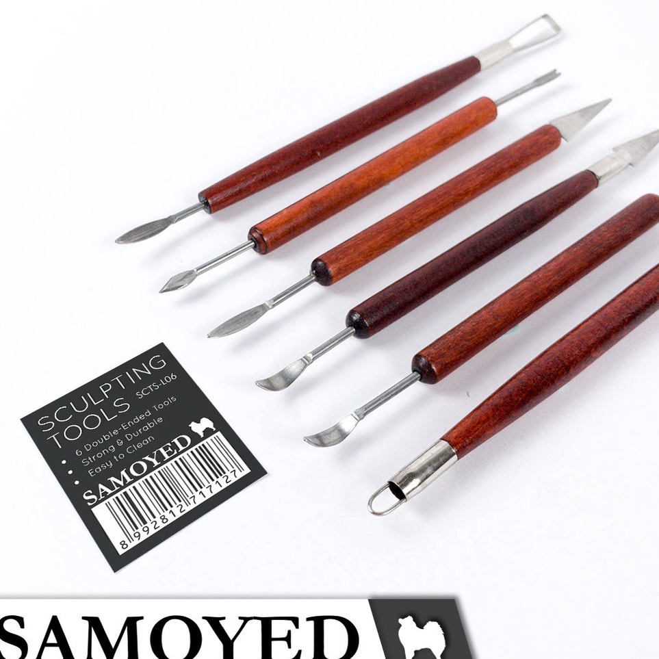 

bd Super Sale Alat Ukir Pahat Seni Patung Pot Tanah Liat Polimer Keramik Lilin Dekorasi Kue Pottery Polymer Ceramic Clay Wax Plaster Cake Frosting Sculpting Modeling Carving Tools Samoyed SCTSL6 L71