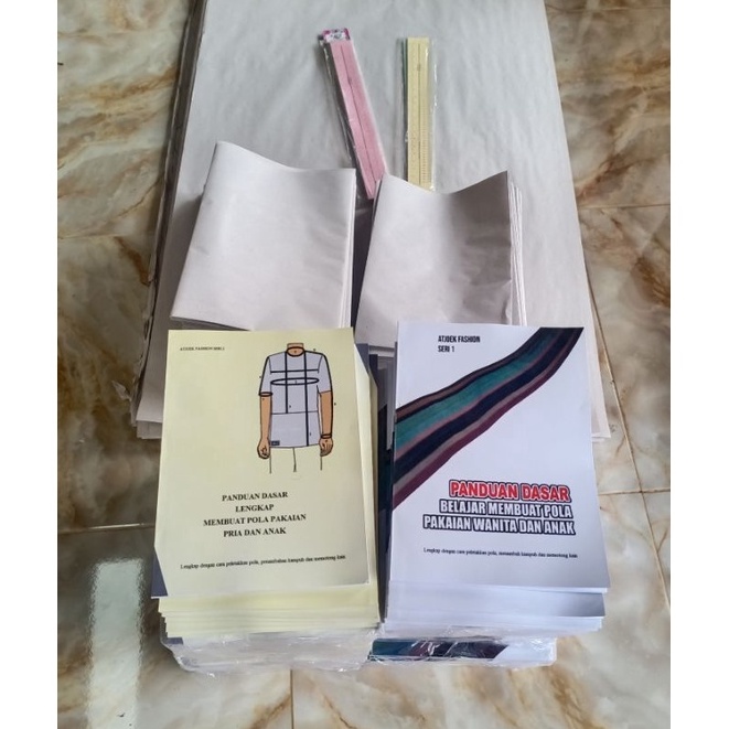 

KODE Q75S paket Buku panduan membuat pola dan kertas pola