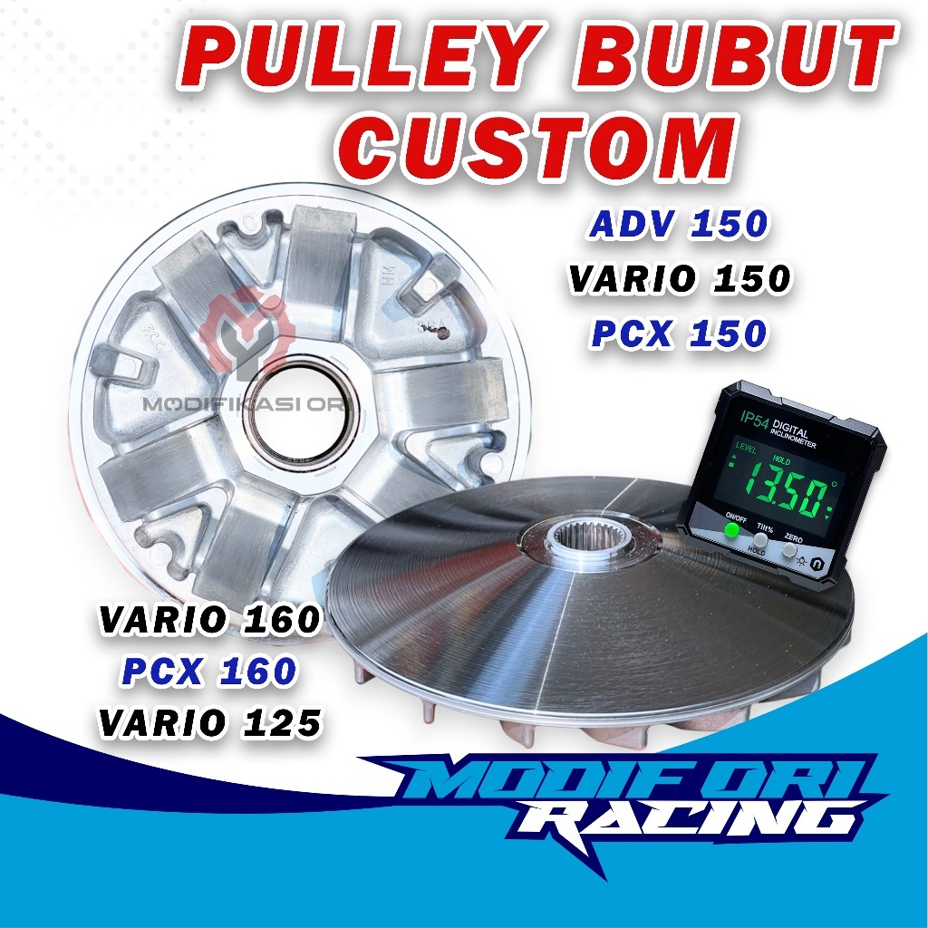 RUMAH ROLLER PULLEY SET CUSTOM vario pcx adv 125 150 160 modifikasi ori original honda
