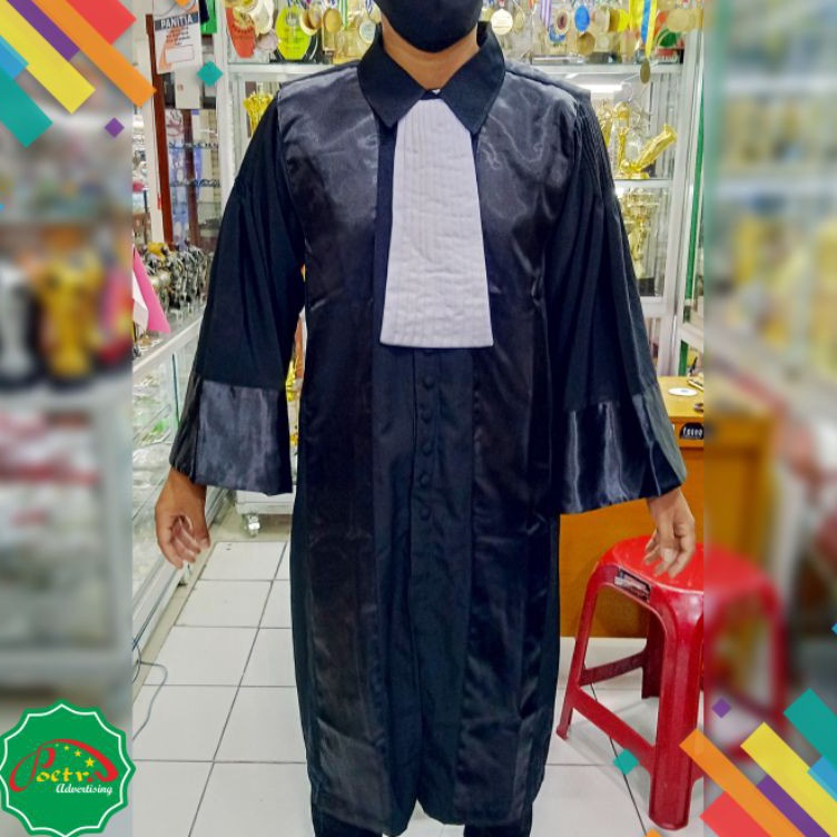 Baju Toga Pengacara Advokat lawyer PREMIUM