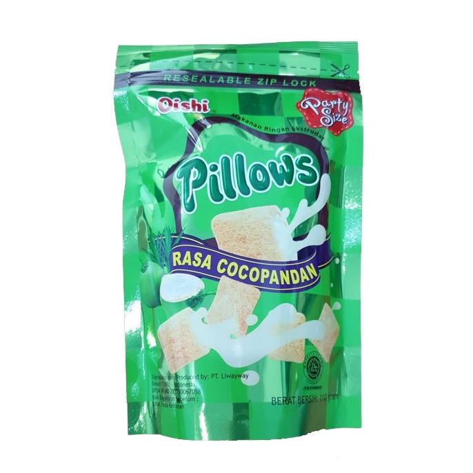 

IMPOR TERBARU Oishi Pillows Party 1 gr Cocopandan