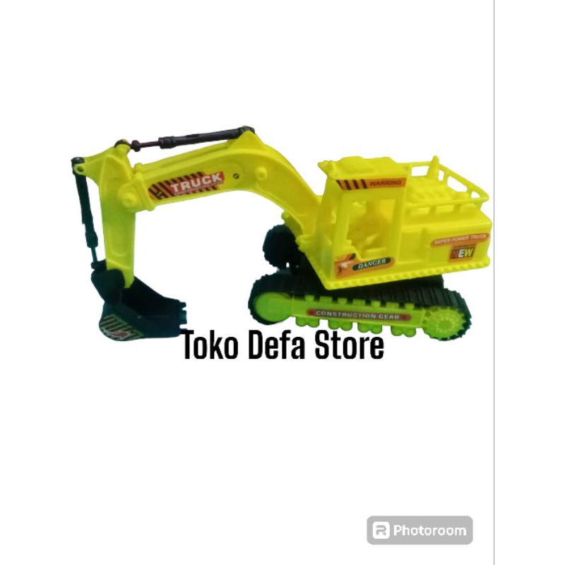 Mainan Mobil Beko Mobil Keruk Mainan Anak Kontruksi Excavator Figurin | Mobil Alat Berat Beko | Main