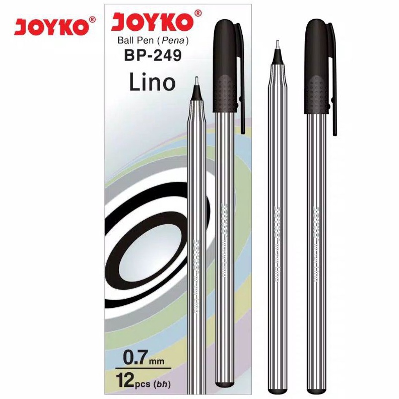 

HEBOH Pulpen BP249 Lino Joyko Pen 7mm Per Lusin