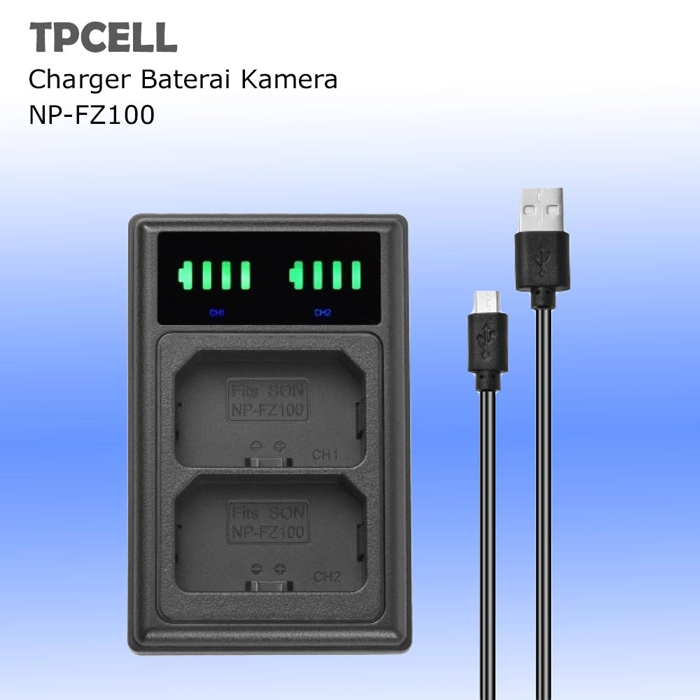 cod Charger Baterai Kamera NP-FZ100 for Sony A7 A9 Series