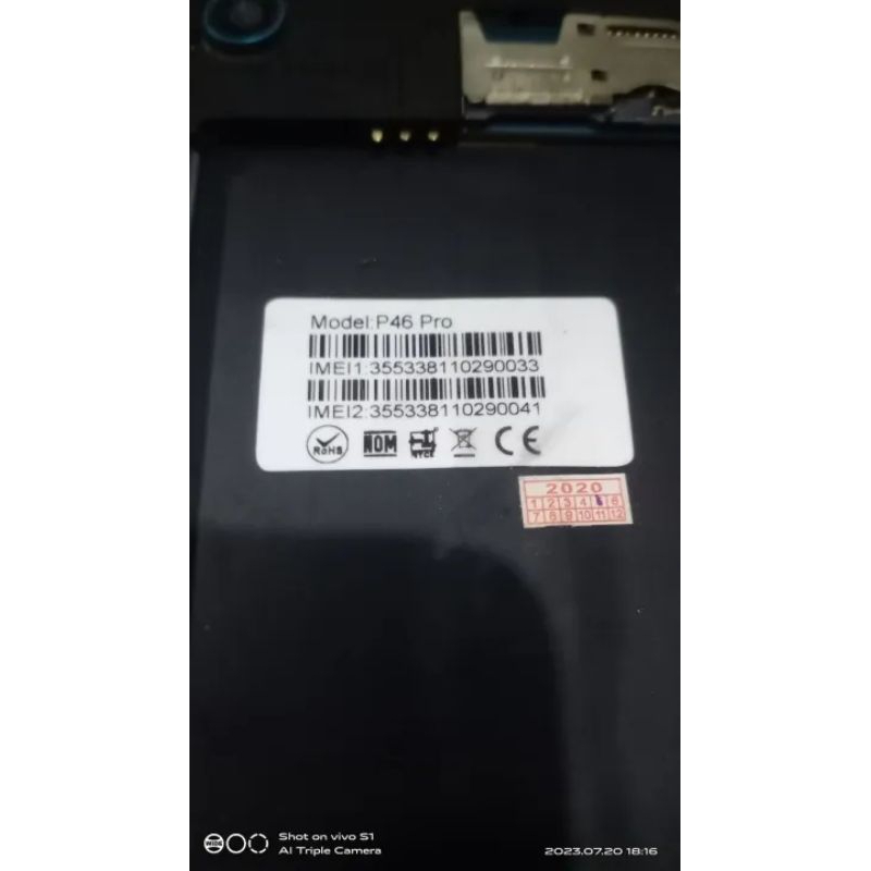 Lcd mesin Hp Cina P46 pro lcd Ori cabutan normal mesin jamin normal