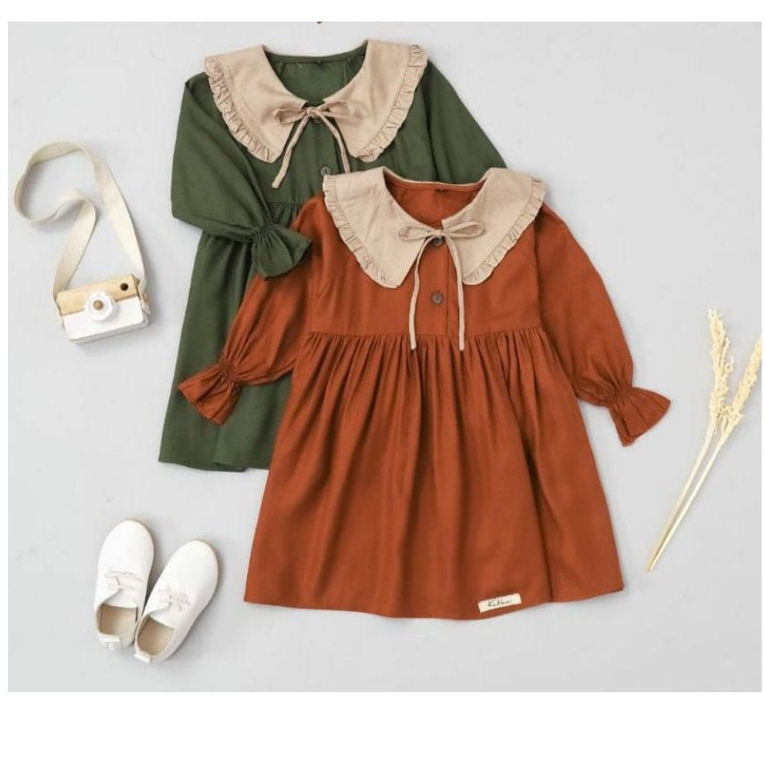 Hana dress anak perempuan muslim