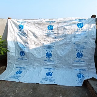 Terpal Khusus Amparan Padi 3x4 Terpal Plastik Dari Karung Gebang Jemur Padi/Terpal Tebal