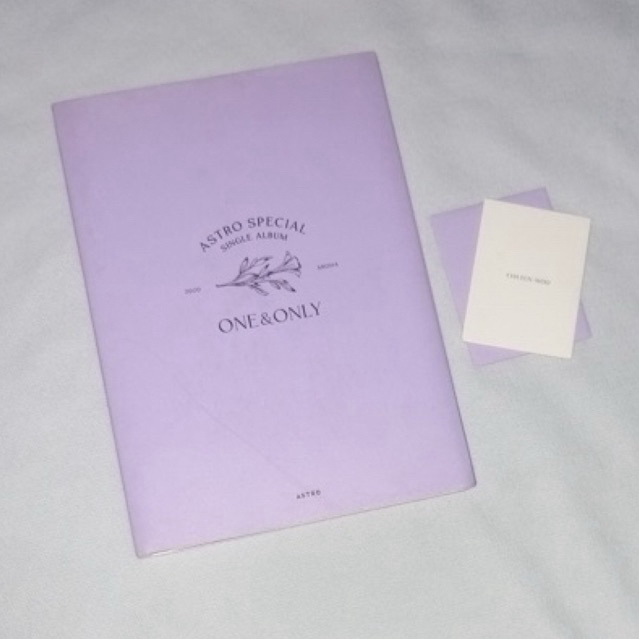 ASTRO OFFICIAL ALBUM LIMITED ONE AND ONLY MC EUNWOO