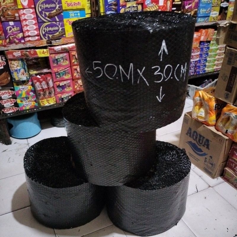 

PROMO COD BUBBLE WRAP harga HITAM 50M × 30cm