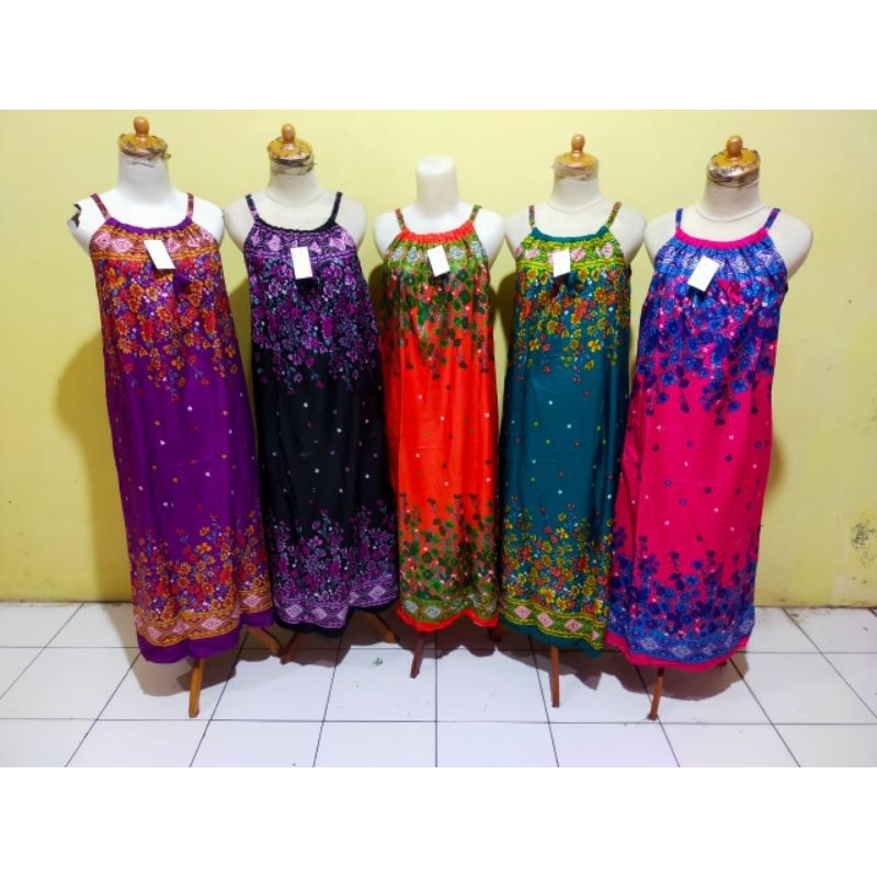 Daster Yukensi | Daster GONDIL Karet | Daster Tanpa Lengan Rayon Tebal