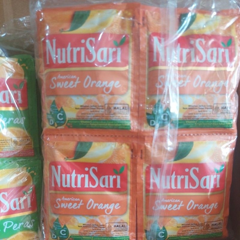 

Nutrisari rasa jeruk america 1 renteng