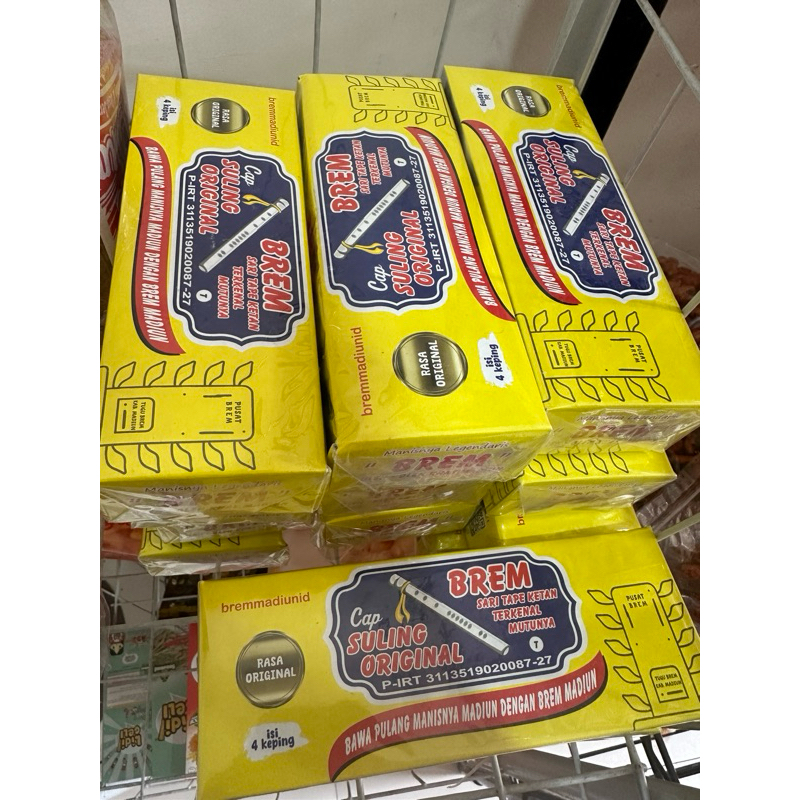 

Brem Jumbo Isi 4 Asli Jajanan Sekolah Back to 90's Product Rasakanmi Food