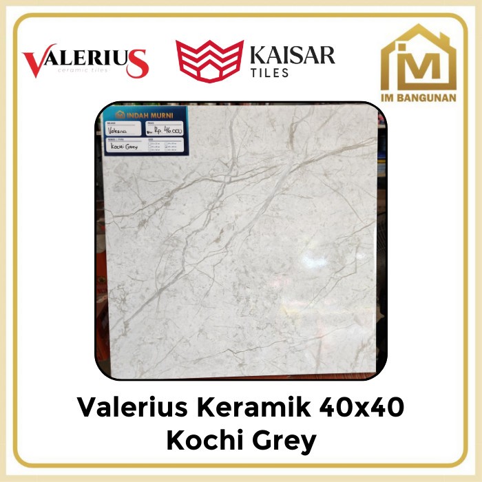 Keramik Lantai 40x40 Kochi Grey / Beige kw1 / Keramik Lantai Glossy 40x40 Kochi Grey / Beige KW1