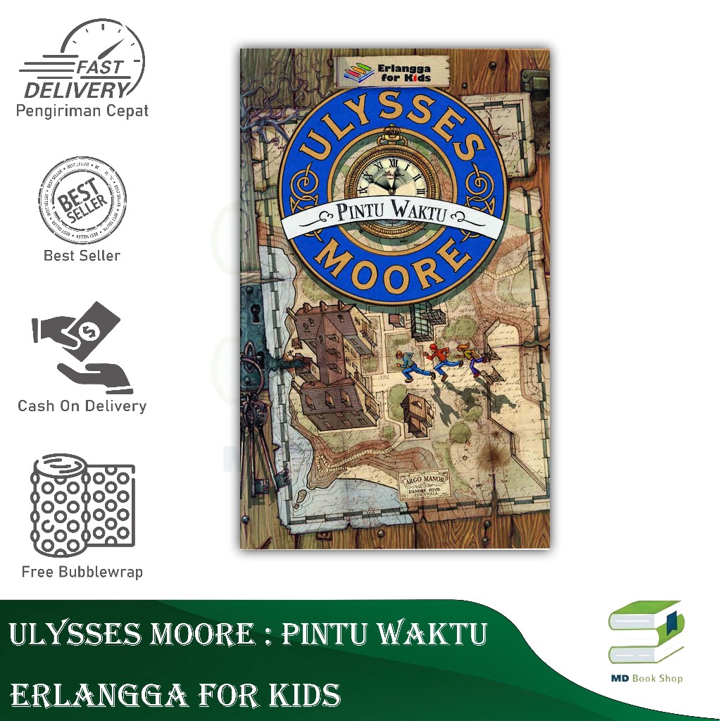 ORIGINAL ULYSSES MOORE : PINTU WAKTU - ERLANGGA FOR KIDS