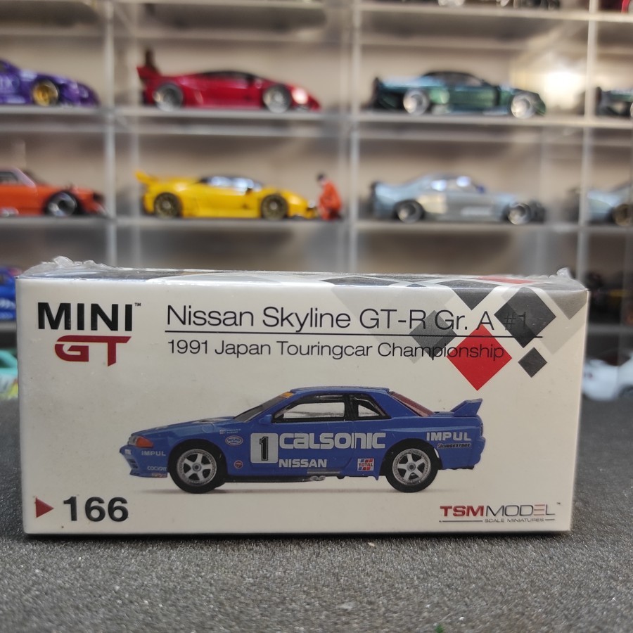 MINI GT 166 Nissan Skyline GT-R (R32) Gr. A #1 Calsonic 1991