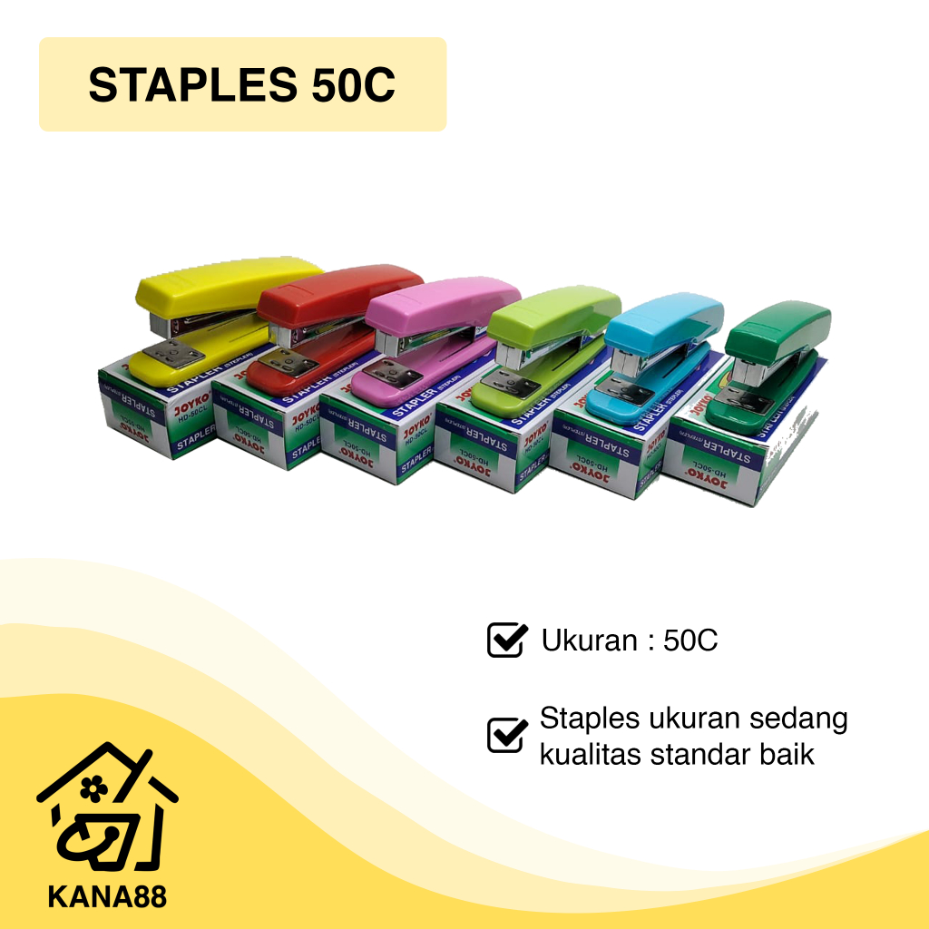 

Staples Joyko HD - 50CL Ukuran Medium Stapler Stepler