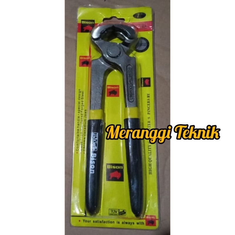 Tang catut gegep kakak tua 7" 7 8" 8 inch Bison kepala besar