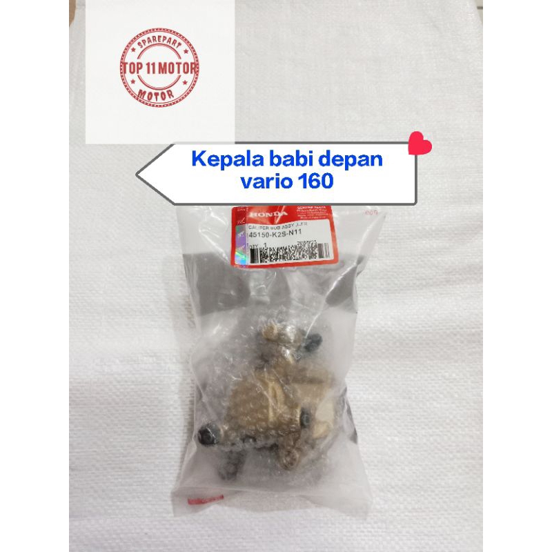Kepala babi depan vario 160 / kaliper cakram depan vario 160 K2S