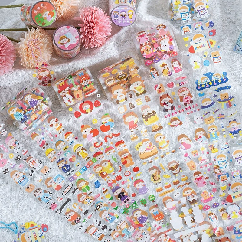 

sticker roll deco korean photocard readystock B1128