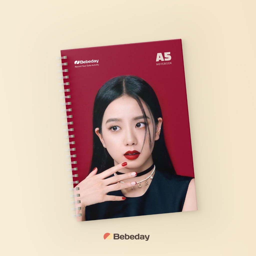 

Bebeday - Notebook A5 | Buku Catatan | Notebook Spiral | Buku Agenda | Seri BLACKPINK