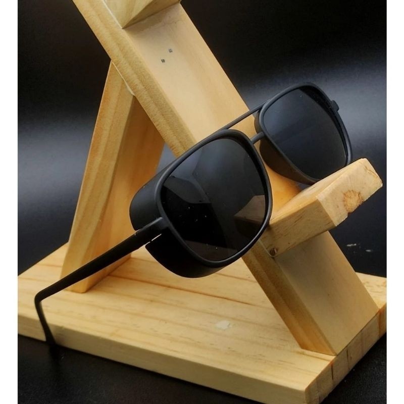 Kacamata Safety Model Retro Aviator Anti Debu Anti Silau Pria dan Wanita