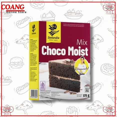 

ZEELANDIA MIX CHOCO MOIST 375 G