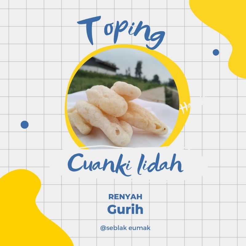 

Toping Cuanki Lidah Renyah Enak Gurih Murah (5 pcs)