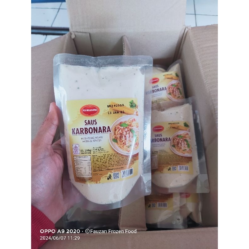 

Prima Agung Saus Karbonara 250gram