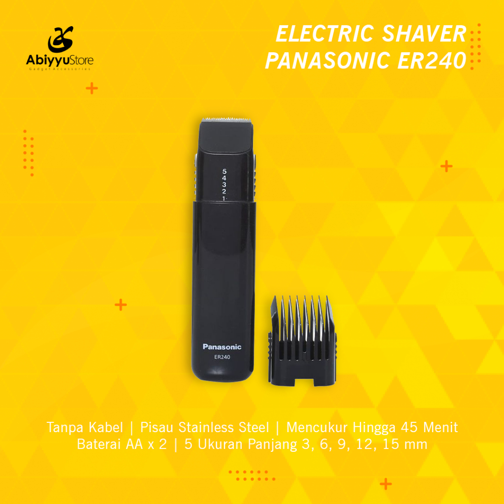 Alat Cukur Elektrik Panasonic ER240 Mesin Pencukur Kumis Jenggot Electric Shaver