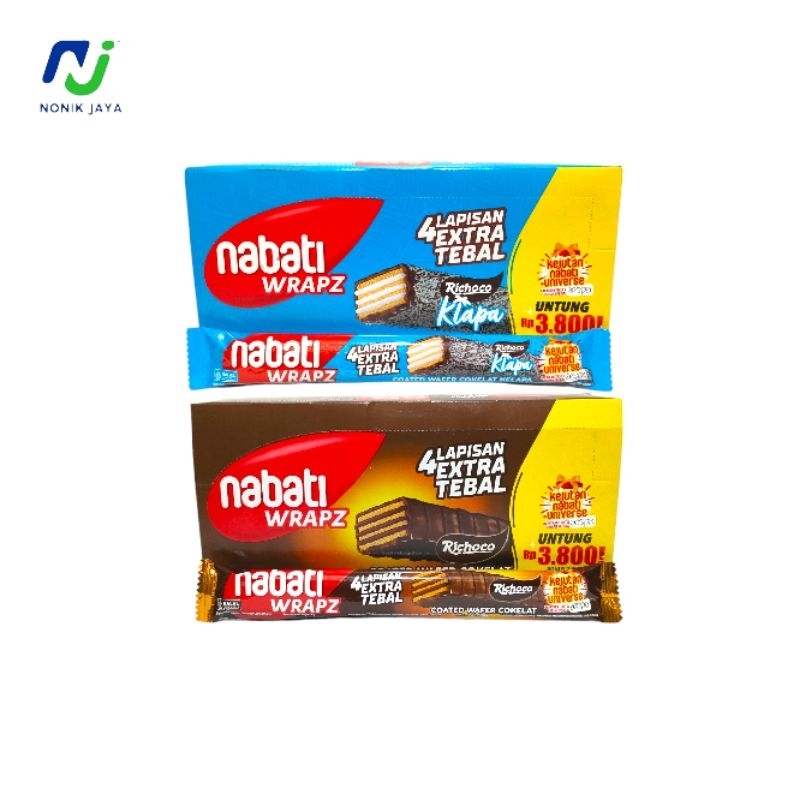 

Nabati Wrapz All Varian Box Isi 14 Pcs×16g