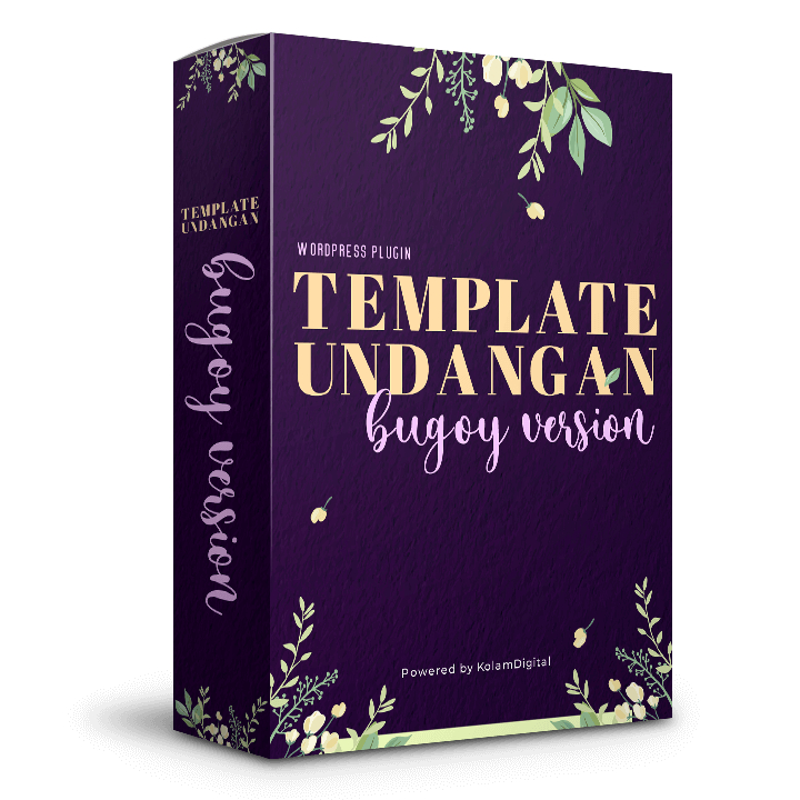 Template Bugoy Undangan Digital WP Plugin + Kewud