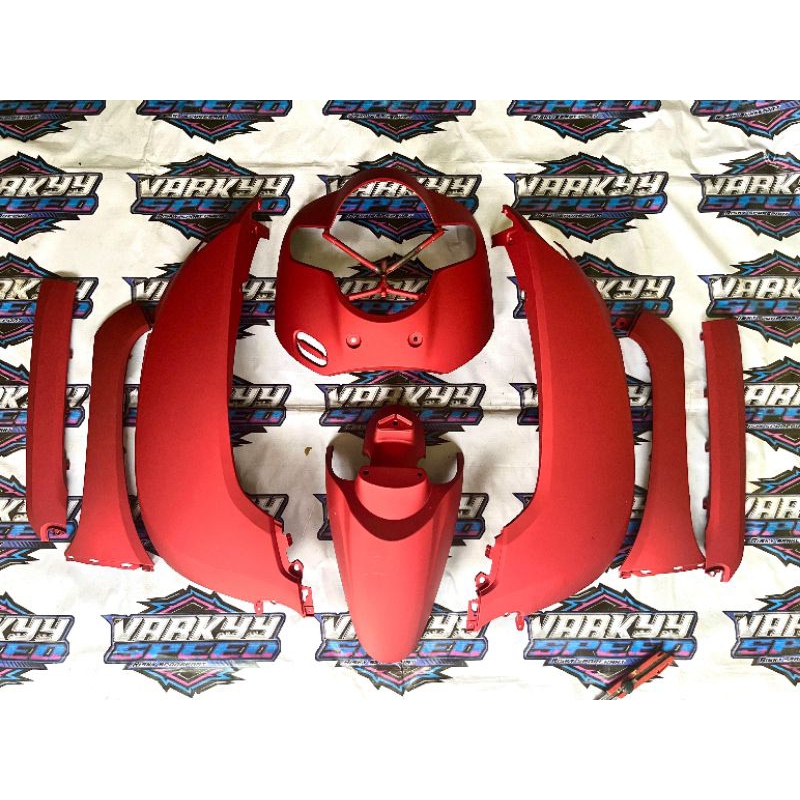 cover body halus Scoopy esp Scoopy donat merah doff tahun 2017 2018 2020
