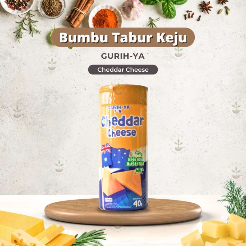 

gurih ya bubuk cheddar cheese btl 40gr