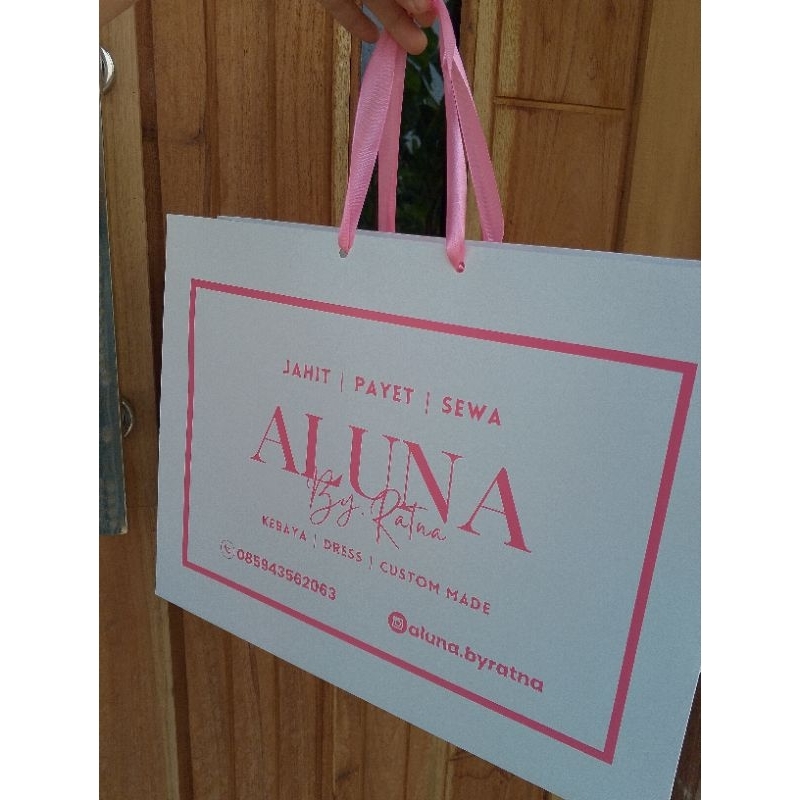 

[100 gr] PAPERBAG IVORY UKURAN 40*10*30 dan 40*13*28