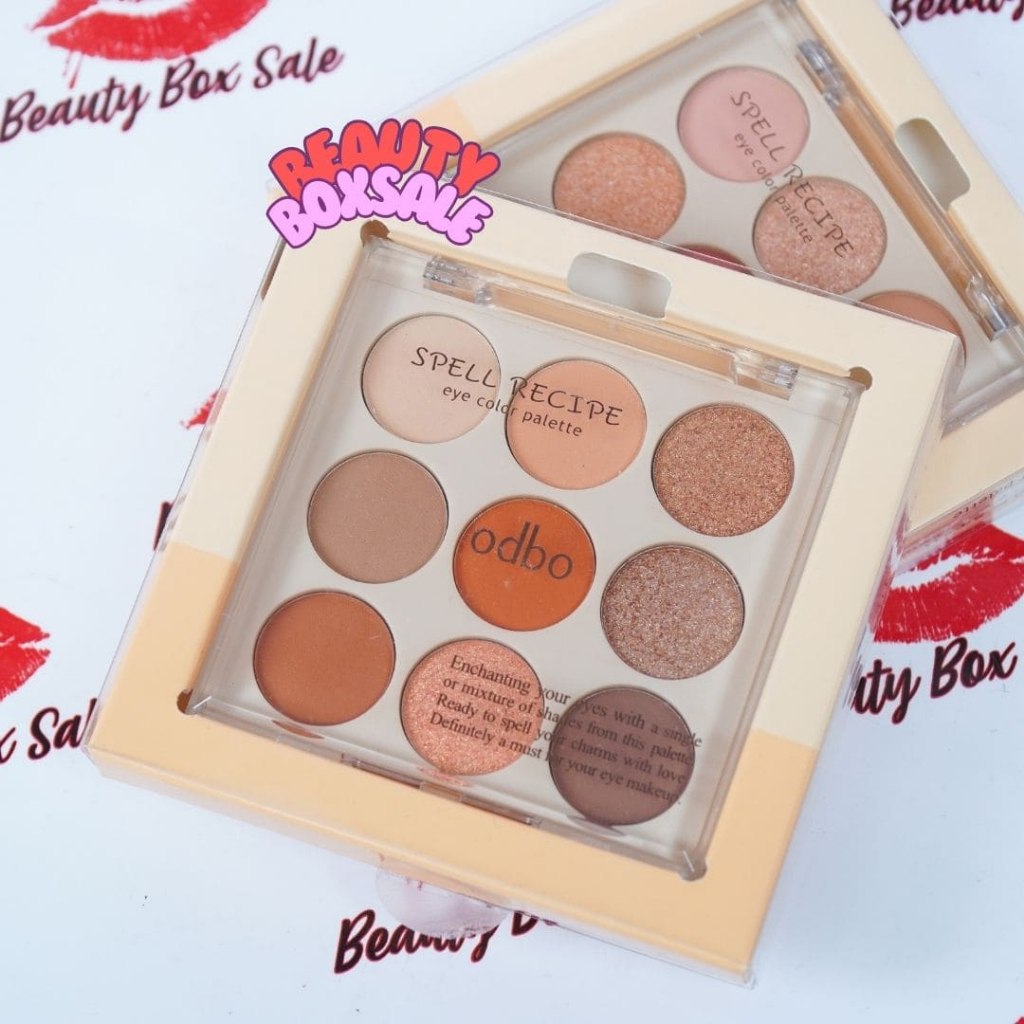 READY STOCK! ODBO Spell Recipe Eye Color Palette / Eyeshadow Palette