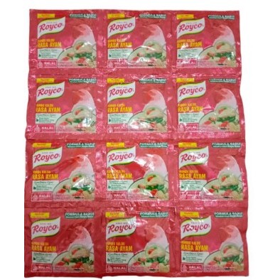 

Kaldu Royco renceng Isi 12 Pcs ras ayam dan sapi/Bumbu dapur