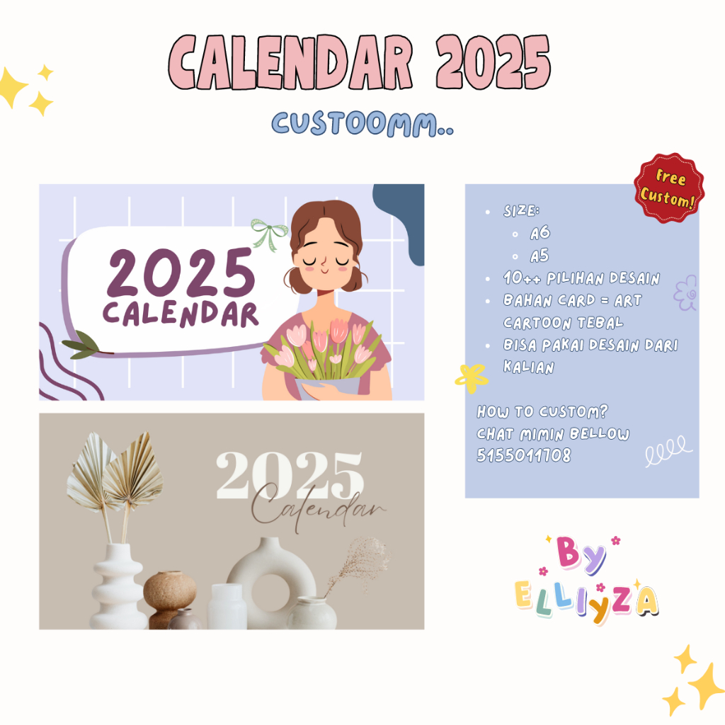 

Kalender Meja Tahun 2025