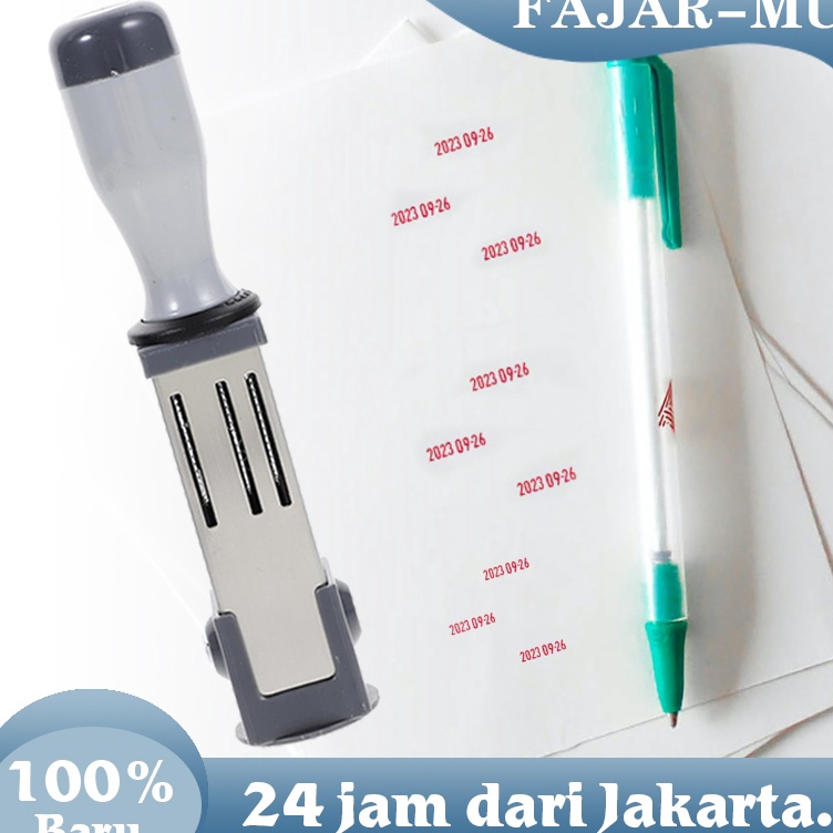 

KODE E47Q Stempel Tanggal Mini Stempel Expired Number Stamp Seal Stempel Manual Angka Date Rolling Stamp File
