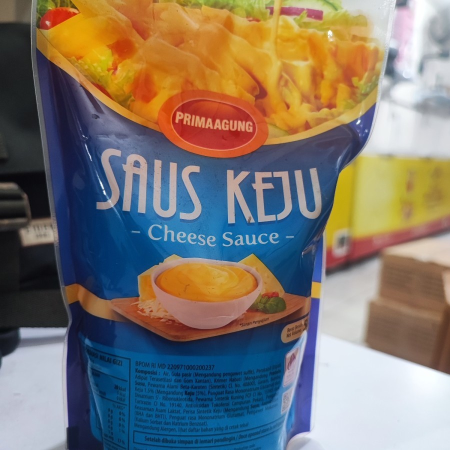 

Saus keju prima agung cheese sauce 500gr dijamin berasa kejunya..