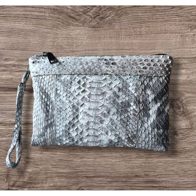 tas kulit ular piton