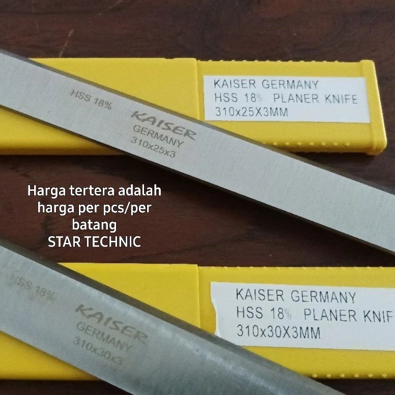 

KODE M46P 31cm HSS PLANER KNIFE KAISERPisau untuk serut kayuWood working tools